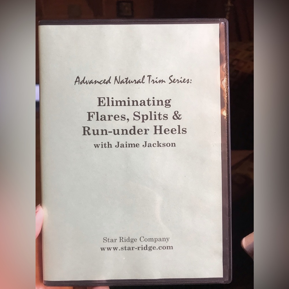 Jaime Jackson’s Eliminating Flares Splits & Run-under Heels Equine Hoof Trim DVD